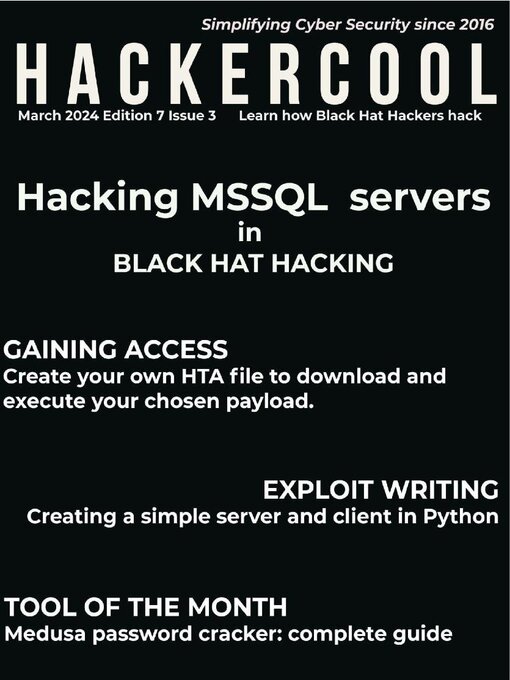 Title details for Hackercool Magazine by Hackercool Cybersecurity OPC Pvt Ltd - Available